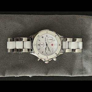 Michelle watch with two-tone strap